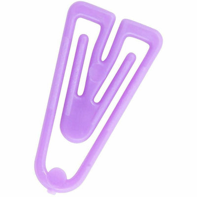 Baumgartens Plastiklips Paper Clips Small Size 1000 Pack ASSORTED Colors ), 1000 / Box — view 1