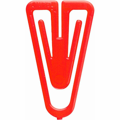 Baumgartens Plastiklips Paper Clips Medium Size 500 Pack ASSORTED Colors ), 500 / Box — view 1