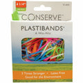 Baumgartens Conserve PlastiBands 4 1/4" 100 Pack ASSORTED Colors (SF-6000), 100 / Box, BAUSF6000