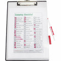Baumgartens Quick Reference Clipboard, Clear, 9" Width x 12" Length, BAUTA1611