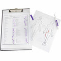 Baumgartens Quick Reference Clipboard, Clear, 9" Width x 12" Length, BAUTA1611