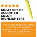 BIC Brite Liner Highlighter, Assorted, 12 / Box, BICBL11AST