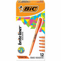 BIC Brite Liner Highlighters, 1 Dozen, BICBL11-OE