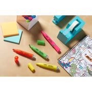 BIC Brite Liner Grip XL Highlighters, Assorted, 1 Set