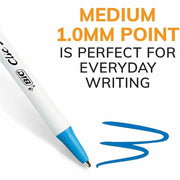 BIC Clic Stic Retractable Ballpoint Pens, 1 Dozen
