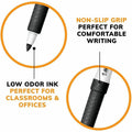 BIC Intensity Fine Point Whiteboard Marker, 1 Dozen, BICGDE11RD
