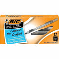 BIC Fine Point Round Stic Pens, 1 Dozen, BICGSFG11-BK