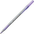BIC Round Stic Grip Ballpoint Pen, 1 Dozen, BICGSMG11-PE