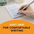 BIC Round Stic Grip Ballpoint Pen, 1 Dozen, BICGSMG11-RD