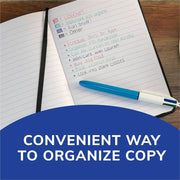 BIC 4-Color Retractable Pen, 1 Box