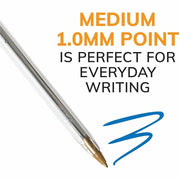 BIC Classic Cristal Ballpoint Pens, 1 Dozen