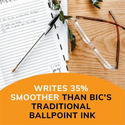 BIC Classic Cristal Ballpoint Pens, 1 Dozen