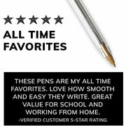 BIC Classic Cristal Ballpoint Pens, 1 Dozen