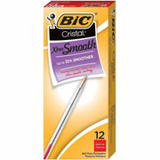 BIC Classic Cristal Ballpoint Pens, 1 Dozen