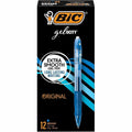 BIC Gel Retractable Pens, 1 Dozen, BICRLC11BE