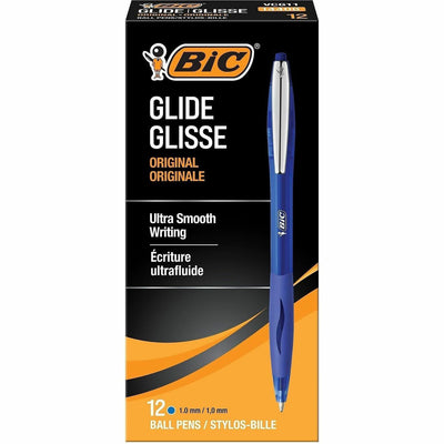 BIC Glide Retractable Pens, 1 Dozen — view 1