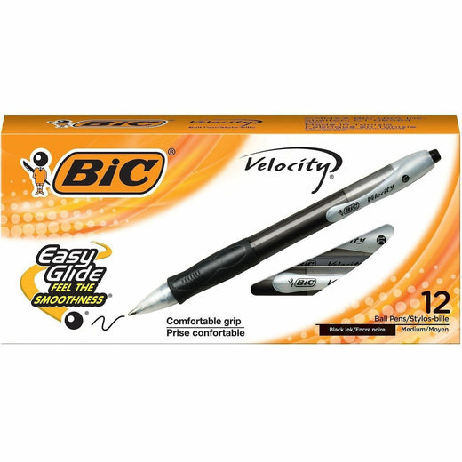 BIC Retractable Ballpoint Pens, 1 Dozen