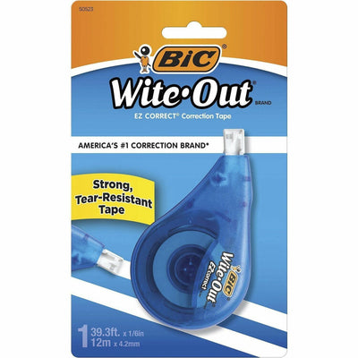 BIC Wite-Out EZ CORRECT Correction Tape, White, 6EA/BX 6BX/CT — view 1