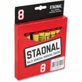 Crayola Staonal Marking Crayon, Red, 8 / Box, CYO520002038