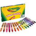 Crayola Large Crayons, Yellow-orange, 16 / Box, CYO520336