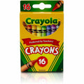 Crayola Regular Size Crayon Sets, Assorted, 16 / Box, CYO52-3016