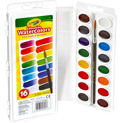 Crayola Oval Pan Cake Water Color, CYO530160