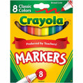 Crayola Classic Colors Broad Line Markers, 8 / Set, CYO58-7708