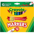 Crayola Broad Tip Classic Markers, 12 / Set, CYO58-7712