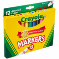 Crayola Broad Tip Classic Markers, 12 / Set, CYO587712
