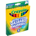 Crayola Classic Washable Marker Set, 8 / Set, CYO587808
