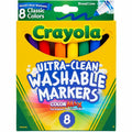 Crayola Classic Washable Marker Set, 8 / Set, CYO587808