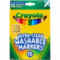 Crayola Thinline Washable Markers, 12 / Set, CYO58-7813