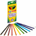 Crayola Presharpened Colored Pencils, 3.3 mm, 12 / Set, CYO684012
