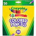 Crayola Presharpened Colored Pencils, 3.3 mm, 50 / Set, CYO684050