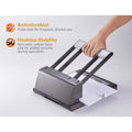 Amax Bostitch Xtreme Antimicrobial Adjustable Hole Punch, Silver, BOS03200