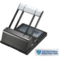 Amax Bostitch Xtreme Antimicrobial Adjustable Hole Punch, Silver, BOS03200