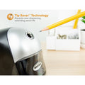 Amax Bostitch QuietSharp Executive Electric Pencil Sharpener, Silver, BOSEPS8HDBLK
