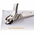 Amax Bostitch Heavy Duty/Carton Staple Remover, Chrome, BOSG27W