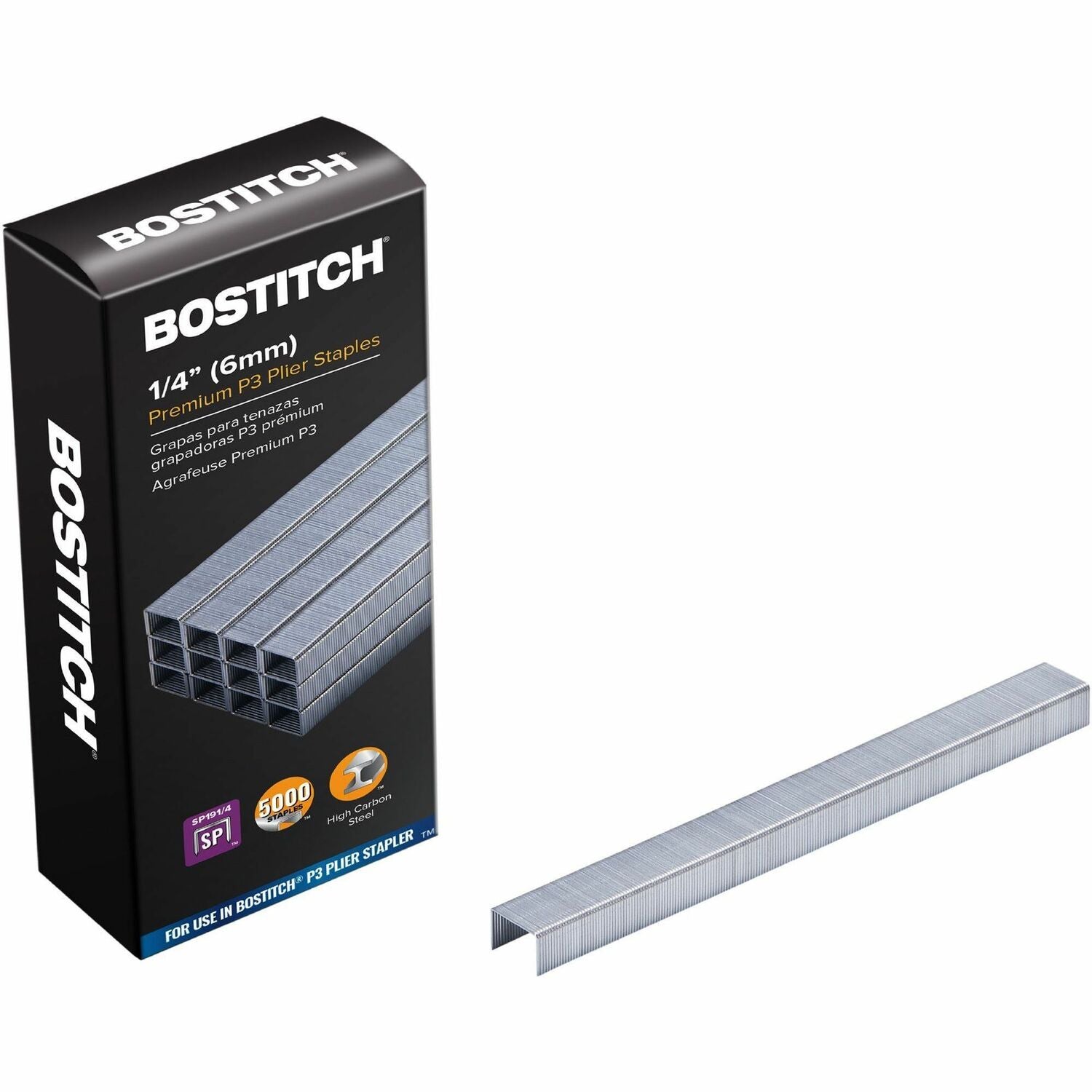 Bostitch PowerCrown P3 Plier Stapler Specialty Staples, 1 Box