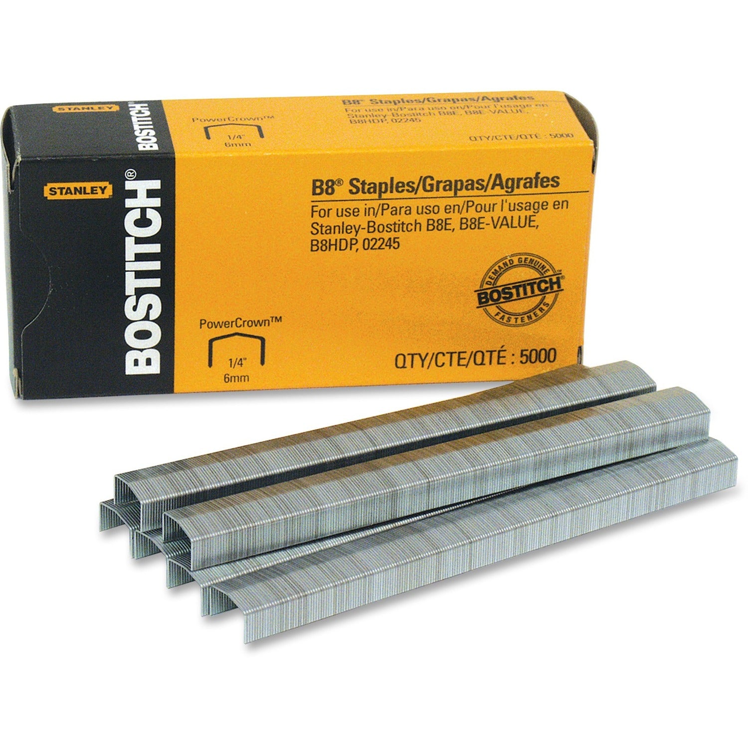 Bostitch PowerCrown Premium Staples, 1 Box