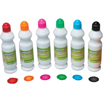 Dixon Ticonderoga Creativity Street Sponge Paint Set, 6 / Set, PAC2400