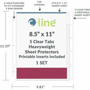 C-Line Top-Loading Sheet Protectors, 1 Set