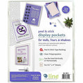 C-Line Letter Top Tab File Folder, Clear, 8 1/2" Width x 11" Length, 1 Pack, CLI36911