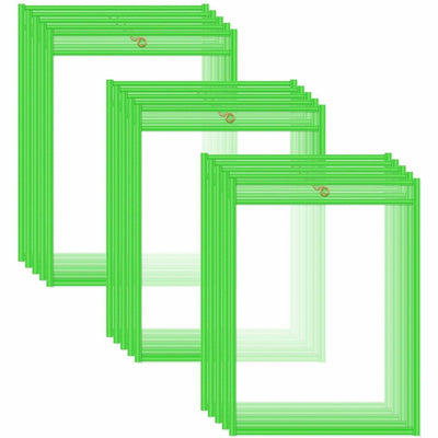 C-Line Neon Colored Stitched Shop Ticket Holders, Neon Green, CLI43913