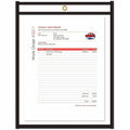 C-Line Stitched Vinyl Shop Ticket Holders, Clear, 25 / Box, CLI46911