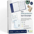 C-Line Vinyl Top Loading Sheet Protectors, Clear, 8 1/2" Width x 11" Length, 50 / Box, CLI61013