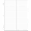 C-Line Business Card Refill Pages, Clear, 10 / Pack, CLI61217
