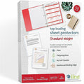 C-Line Poly Top-loading Sheet Protectors, Clear, 8 1/2" Width x 11" Length, 50 / Box, CLI62037