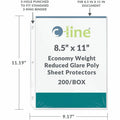 C-Line Poly Top-loading Sheet Protectors, Clear, 8 1/2" Width x 11" Length, 200 / Box, CLI62067
