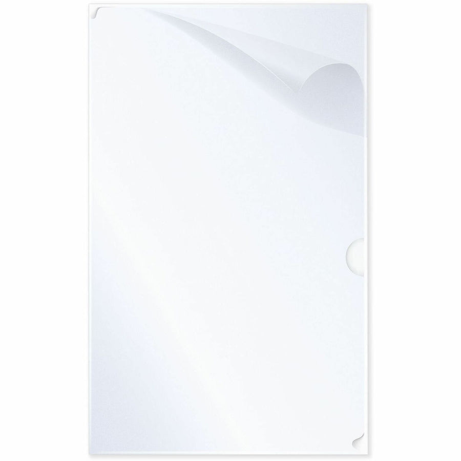 C-Line Non-Glare Vinyl Project Folders, 8.5" Width x 14" Length, Clear, Heavyweight Cover, 50 / Box, CLI62139